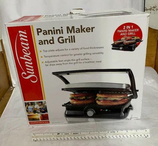 SUNBEAM PANINI MAKER & Grill **NEVER USED** 15.00 PicClick