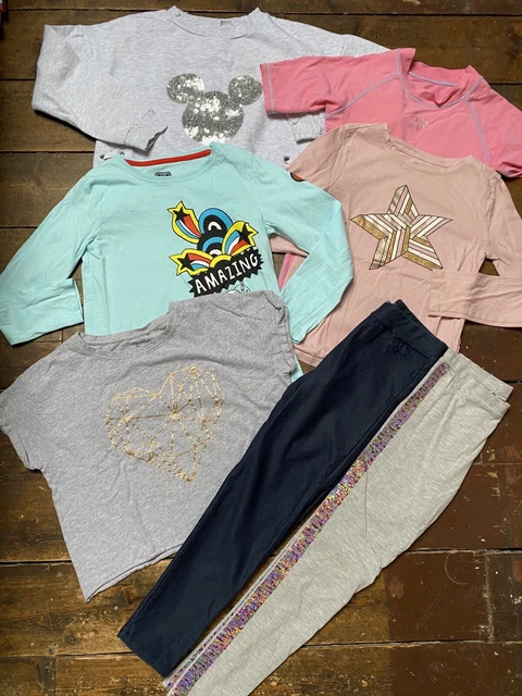 Pacchetto ragazze età 10-11 anni top a maniche lunghe leggings minnie maglione mouse Gap