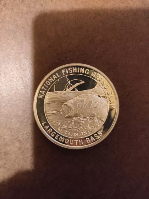 NORTH AMERICAN FISHING Club Grand Slam Gaudeloupe Bass Coin In Case  Uncirculated £12.42 - PicClick UK
