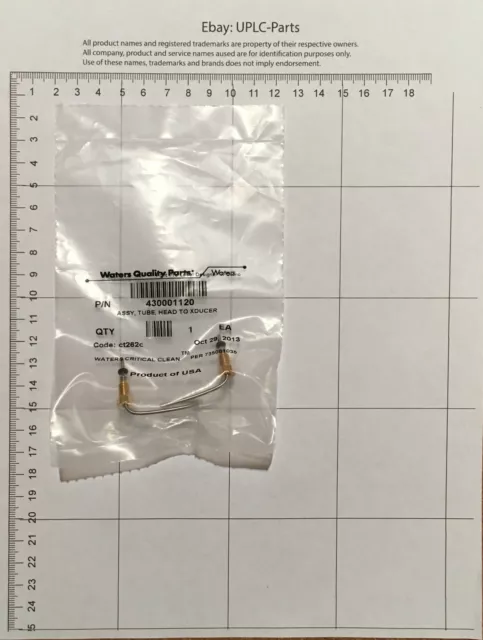 Waters HPLC / UPLC - Tubing Assembly, Pump Head to Transducer (PN: 430001120)