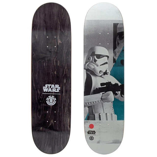 Skateboard Deck Element X Star Wars Skywalker - 8,25 Pouces, Noir, Avec Griptape