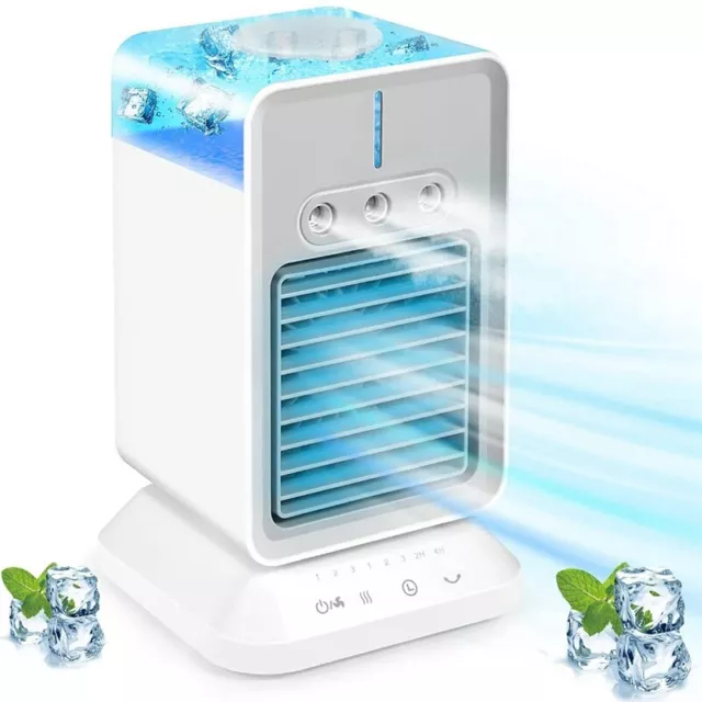 Personal Air Conditioner,Portable Evaporative Air Cooler Fan Timing &9666