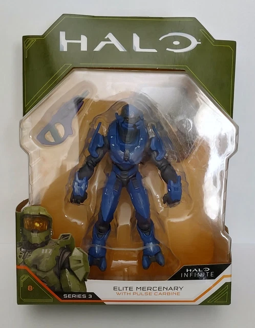 Halo Infinite - Blue Elite Mercenary series 3 (With Pulse Carbine) NEW