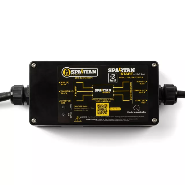OPEN BOX Spartan Power SpartanStart RV A/C Soft Starter up to 20K BTU