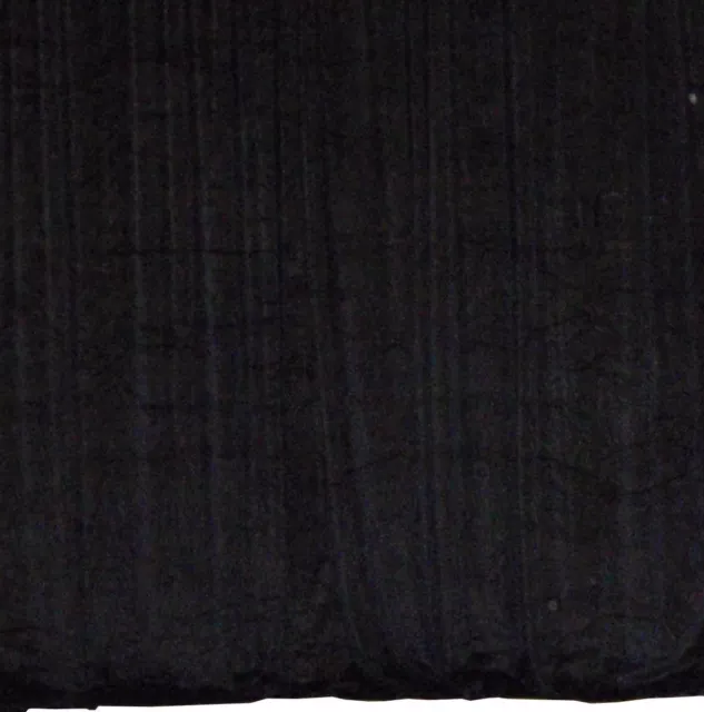 Black velvet velveteen drape 4m drop x 5m width 200gsm - stage exhibiton theatre 2