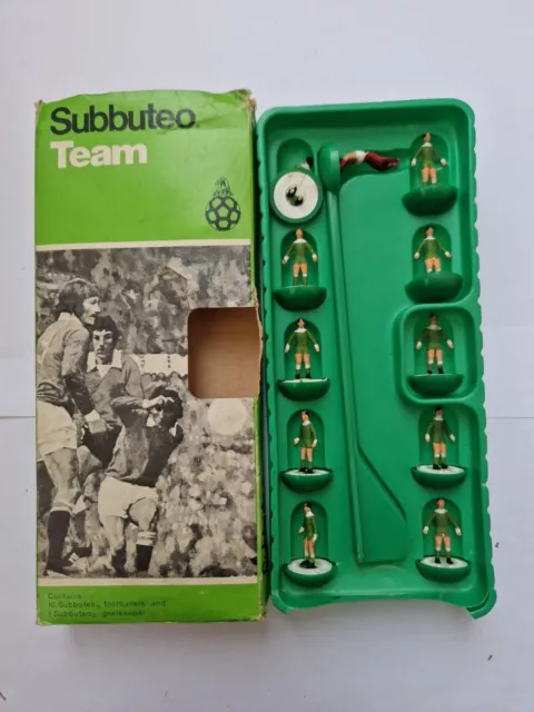 Vintage Subbuteo C100 Lw Ref 320 Northern Ireland Complete Team In Ref Box