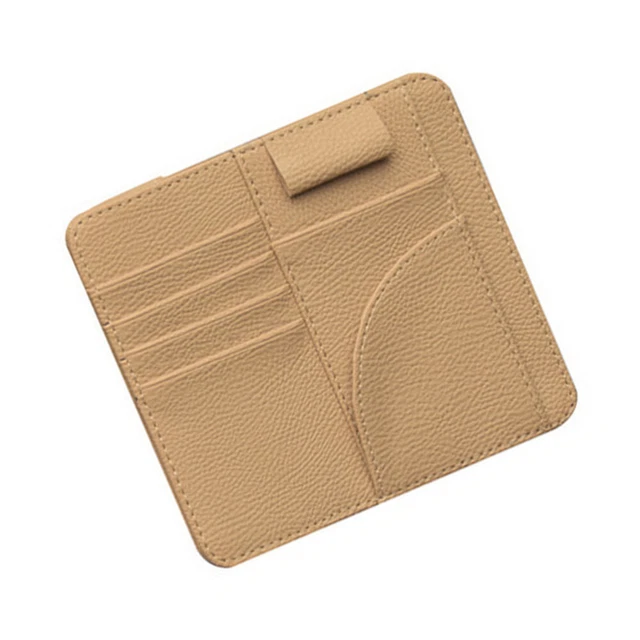 Clip auto fattura pieghevole organizer schede auto tasche visiera solare custodia negozio