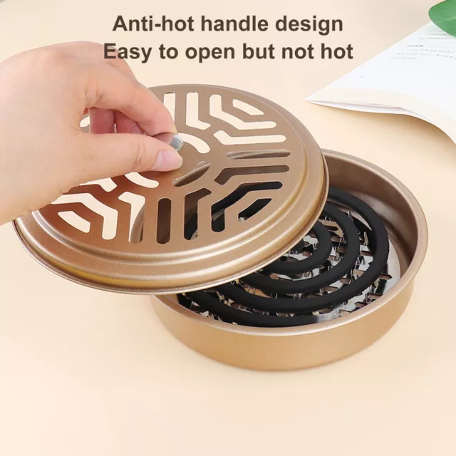 Mosquito Incense Box High Durability Repel-bugs Home Mosquito Coil Tray Box