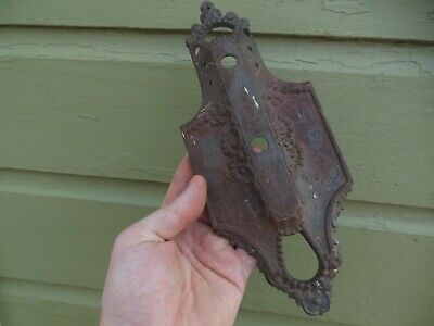Antique 1920’s Lincoln Double Candle #904 Wall Sconce Base Part Cast Iron
