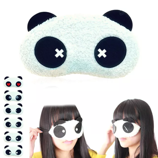 Eye Cover Kids Travel Face Adult Blindfold Sleep Mask Animal Sleeping Mask Gift