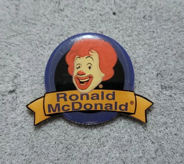 VTG Ronald McDonald Pin Pre-Owned