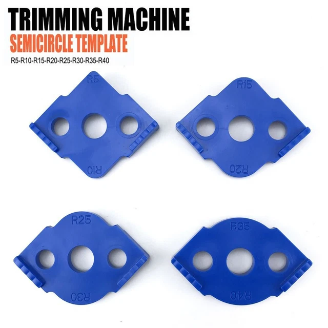 4PCS Blue Quick Locator R Angle Router Templates  Carpentry