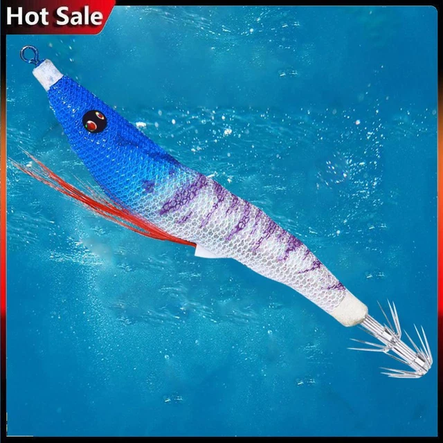 5 Pz/borsa 7 Cm Luminosa Seppie Calamari Jig Gancio Esche Da - Foto 6