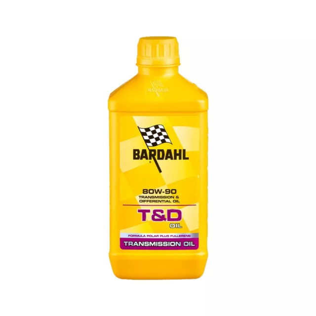 1 Litro Olio Trasmissioni Cambi Differenziali Bardahl Bardhal T&D TED 80W90 Moto