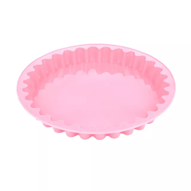 Silikon Tortenbodenform Backform Tortenboden Obstkuchen Kuchenform Rosa