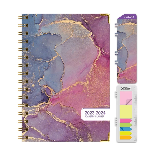 HARDCOVER ACADEMIC YEAR 20232024 Planner (June 2023 Through July... FMBI Sales £36.06