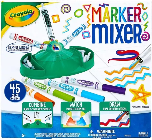 CRAYOLA Marker Mixer, Labor Rainbow, für Erstellen Filzstifte Bicolor