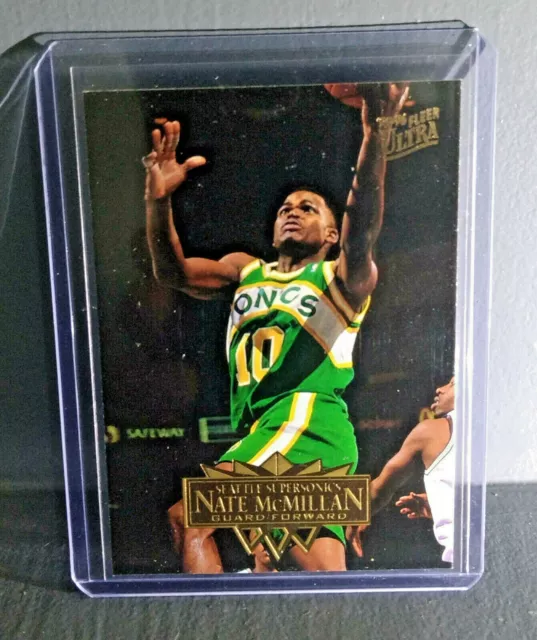 1995-96 Nate McMillan Fleer Ultra #173 Basketball Card