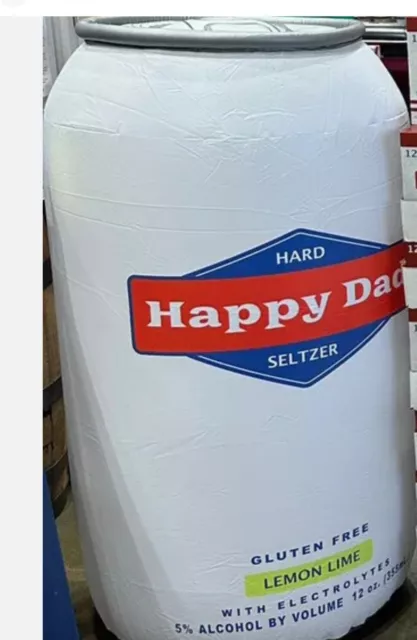 Happy Dad 48" Inflatable Can Brand New in package  NELK BOYS! RARE! Plus Extras