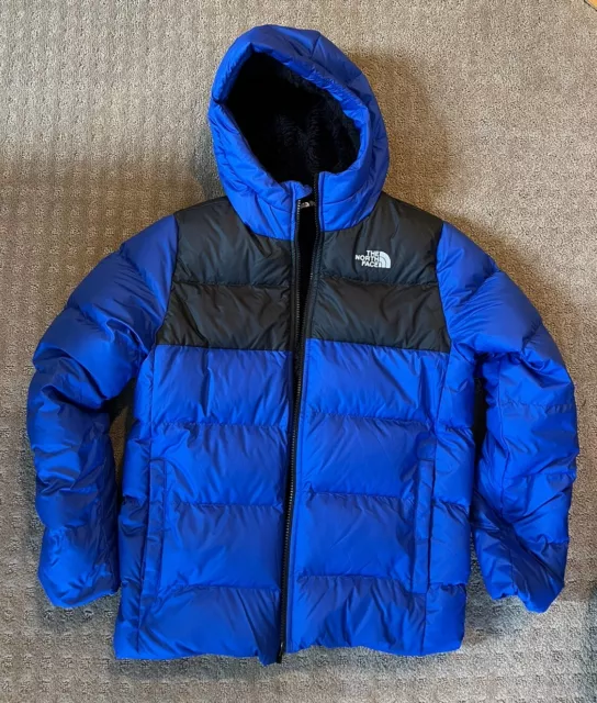 The North Face Kids' Moondoggy Water Repellent Reversible Down Jacket Sz L 14-16