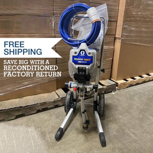 GRACO MAGNUM PRO X17 Cart Airless Paint Sprayer 17G178 PROX17 A/B+