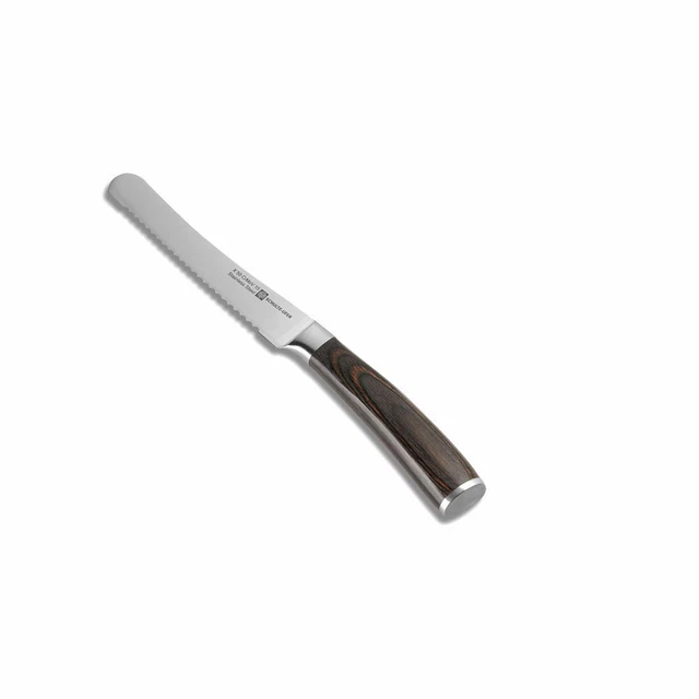 Schulte-Ufer Brötchenmesser Riku, Küchenmesser, Messer, Klingenstahl Schichtholz