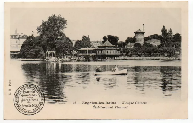ENGHIEN LES BAINS - Val d' Oise - CPA 95 - le Kiosque Chinois