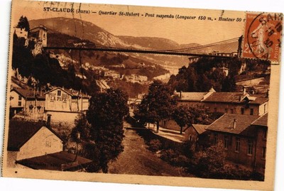 CPA SAINT CLAUDE Jura 1931 quartier Saint Hubert S446 