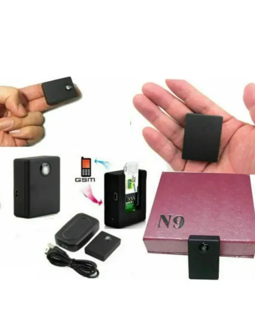 Mini Micro Spia Ascolto Ambientale Microfono Gsm Sim Cimice Telefono Spy Voce N9
