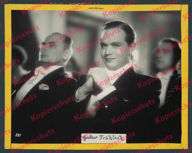 orig. Standfoto Gustav Fröhlich Tonfilm „Was Frauen träumen“ Morvilius Kino 1933