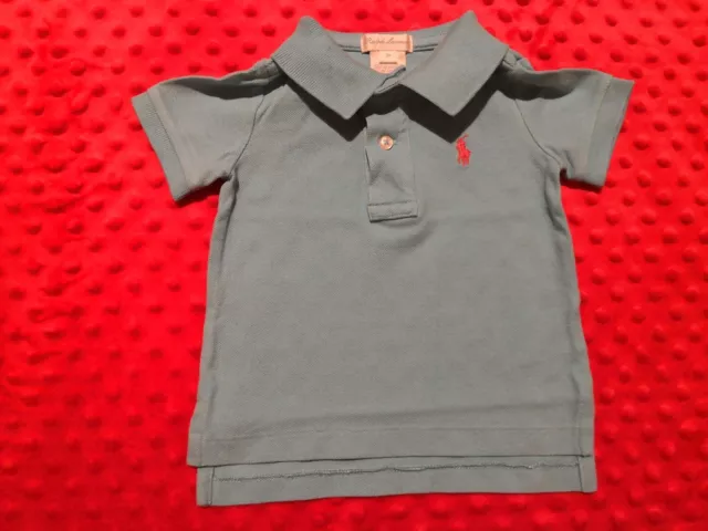 Ralph Lauren Baby Girl blue T-shirt size 9 months