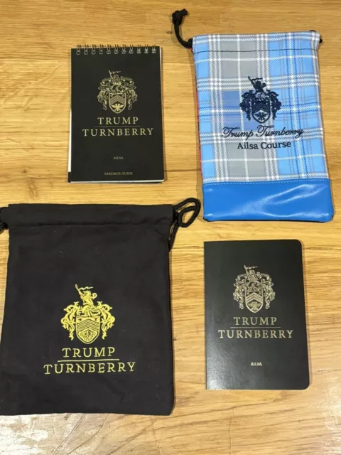 Borse da golf Turnberry con guida e scorecard Ailsa *nuove*