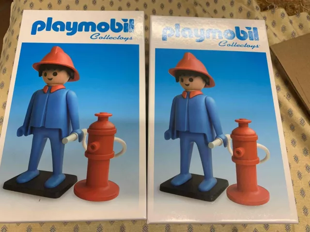 Figurine Vintage de collection Le pompier PLAYMOBIL PLASTOY à Prix
