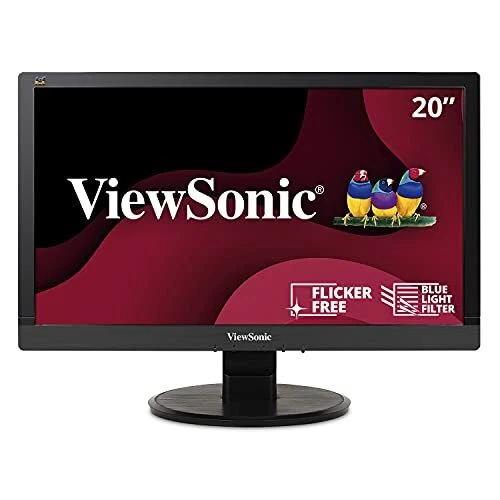 ViewSonic VA2055SA 20 Inch 1080p LED Monitor with VGA Input and Enhanced View...