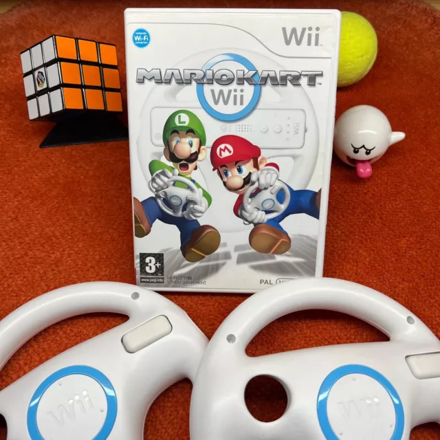 Mario Kart Nintendo Wii con 2 Volanti