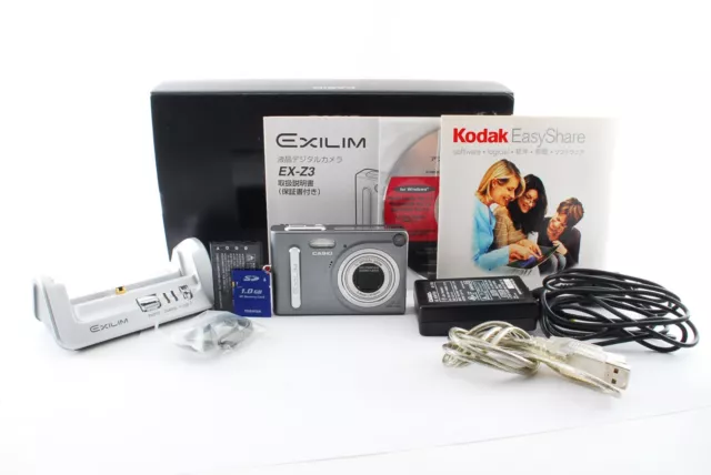《 NEAR MINT in BOX 》 Casio Exilim EX-Z3 Digital camera From Japan