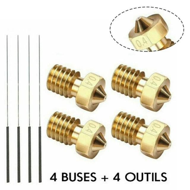 Aggiorna la tua stampante 3D con 8 pz 0 ugelli 4 mm per Anycubic i3 Mega