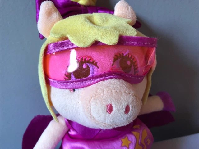 Disney Jr Muppet Babies SUPER FABULOUS MISS PIGGY 9" Plush Stuffed TOY 2
