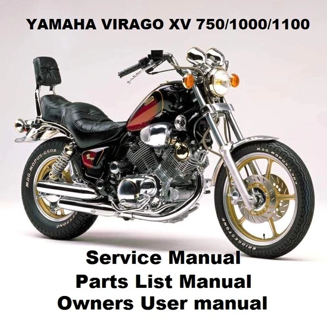 YAMAHA VIRAGO XV 750 1100 Owners Workshop Service Repair Parts Manual yamaha-virago-xv-750-1100-owners-workshop-service-repair-parts-manual