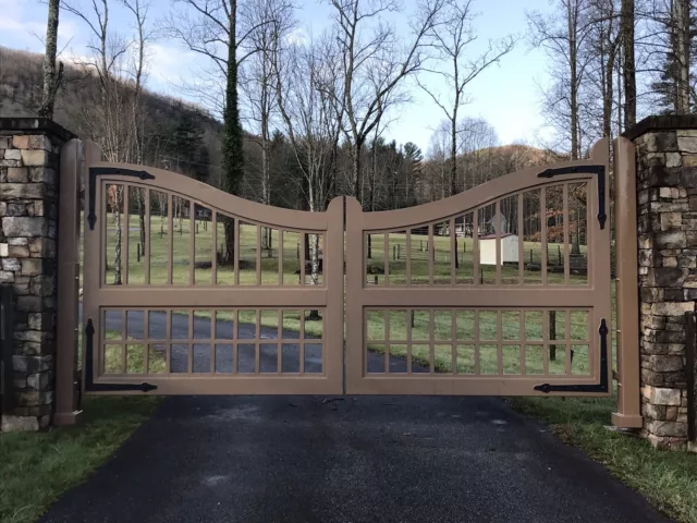driveway gate 16'. Wrought Iron, Security, Privacy, Entry Gates