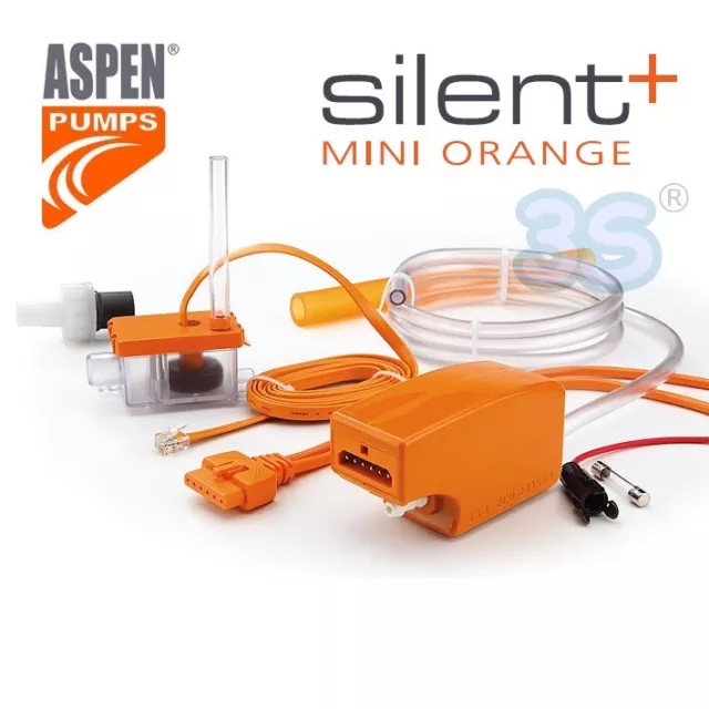 3S NEUF POMPE RELEVAGE CLIMATISEUR SILENT+ MINI ORANGE ASPEN PUMPS 19 db(A) 12Lt