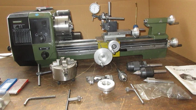 PROXXON PD 400 Präzisions-Drehmaschine Drehbank mit viel Zubehör ...