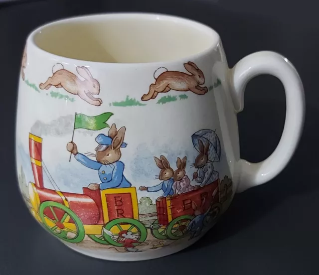 Royal Doulton Bunnykins mug. Pre-owned. As new. Free postage: tracked.