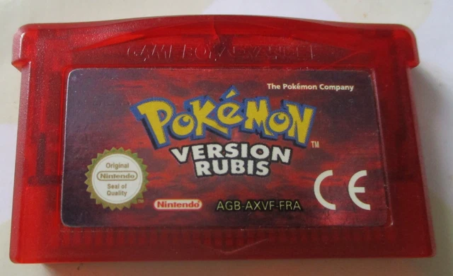 Pokemon Version Rubis Sur Game Boy Advance (GBA) - PAL - Très Bon état