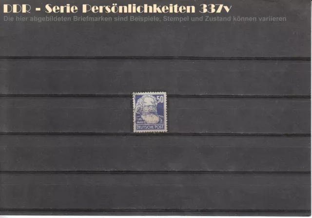 DDR Serie Bedeutende Persönlichkeiten MiNr 337 v gestempelt 40€ Michel