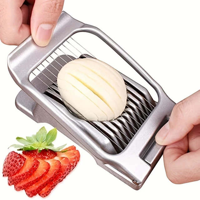 HEAVY DUTY EGG Slicer Boiled Eggs Strawberry Cutter Egg Cutter