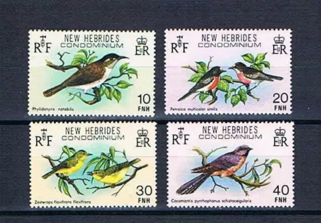 New Hebrides 1980 - Last Issue -Birds of Islands- SC 276-279 [SG 283-286] MNH G7