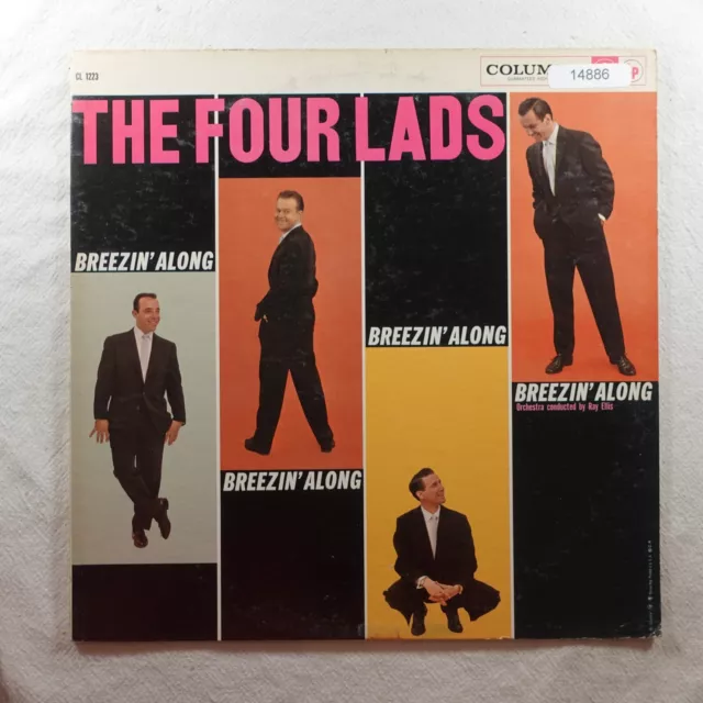 The Four Lads Breezin Along   Record Album Vinyl LP