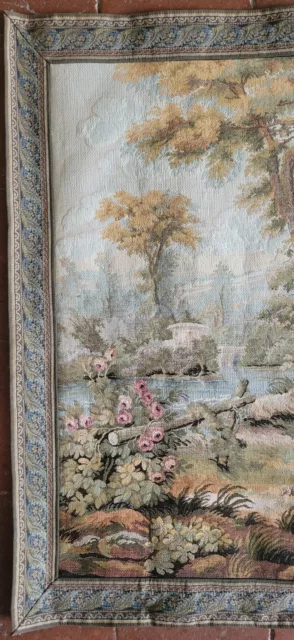 Ancienne tapisserie Tenture murale, Made in France, Grandes dimensions, 18/19ème 3