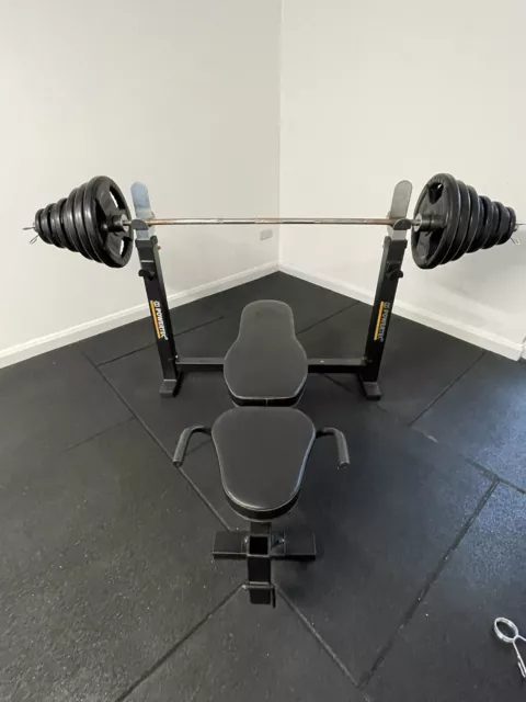Powertec olympic bar clearance